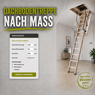 Dachbodentreppe nach Maß